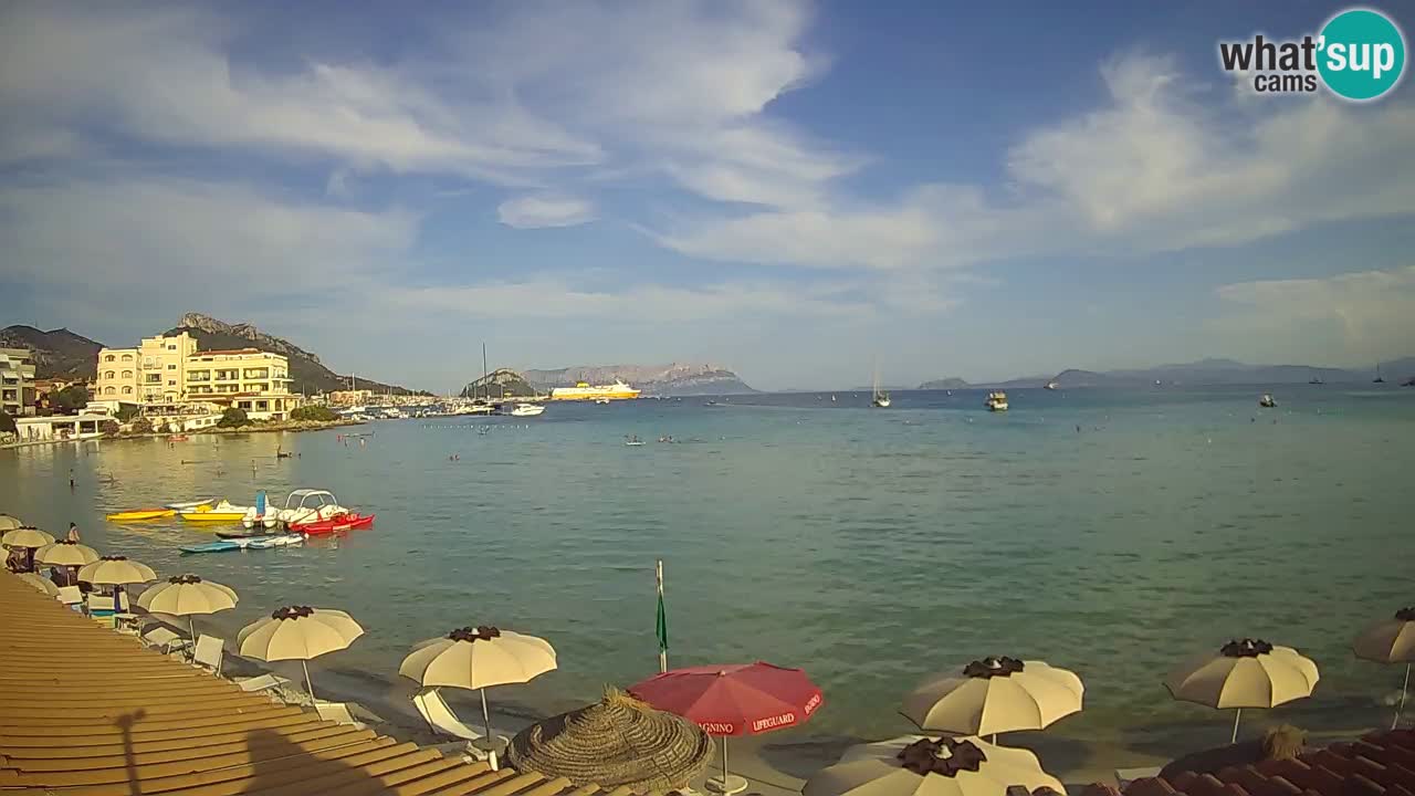Webcam Terza Spiaggia Golfo Aranci – Vue en direct de la plage