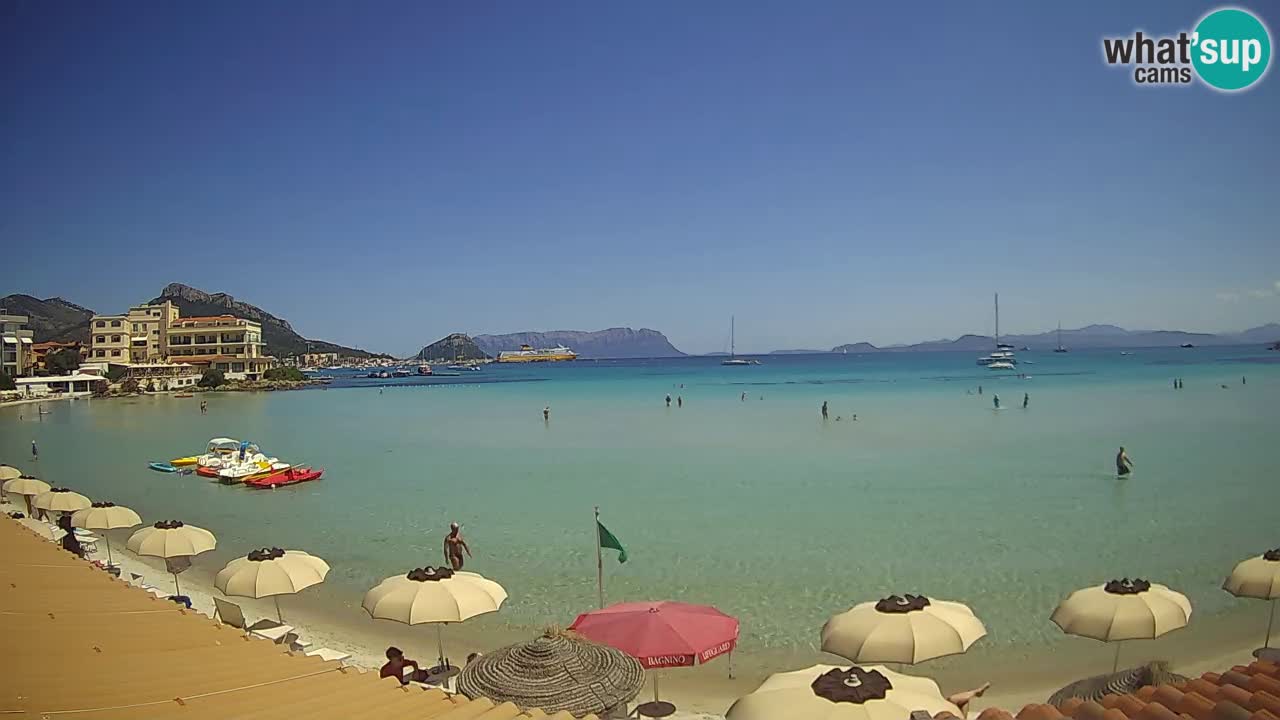 Webcam Terza Spiaggia Golfo Aranci – Vista mare in diretta