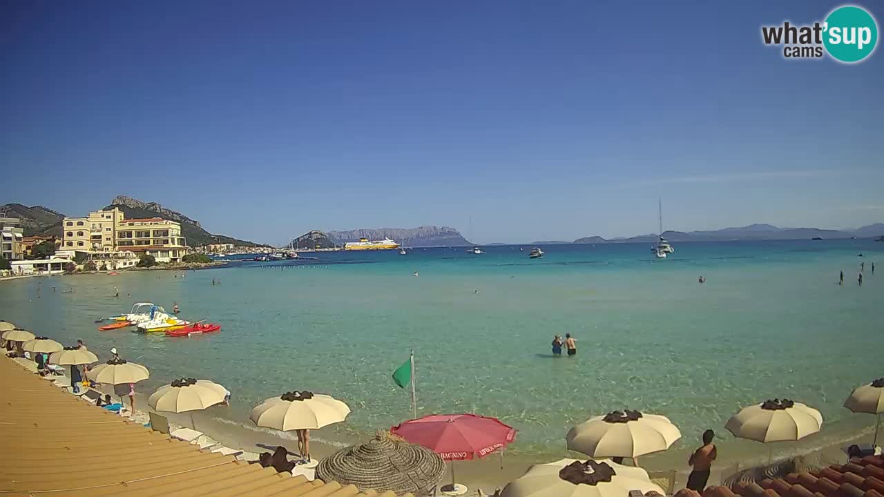 Webcam Terza Spiaggia Golfo Aranci – Vista en directo de la playa