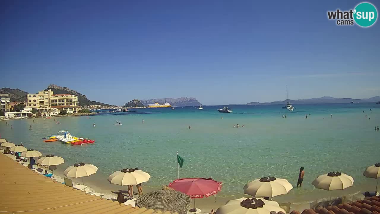 Webcam Terza Spiaggia Golfo Aranci – Vista en directo de la playa