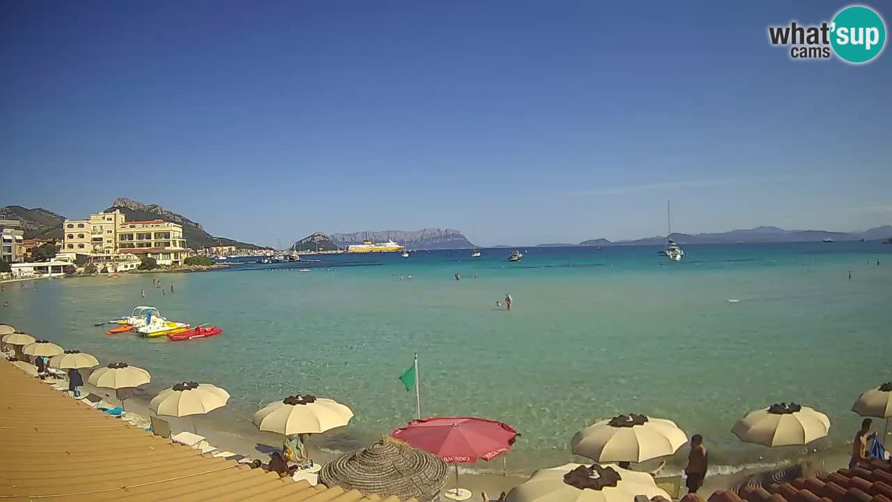 Webcam Terza Spiaggia Golfo Aranci – Vista en directo de la playa