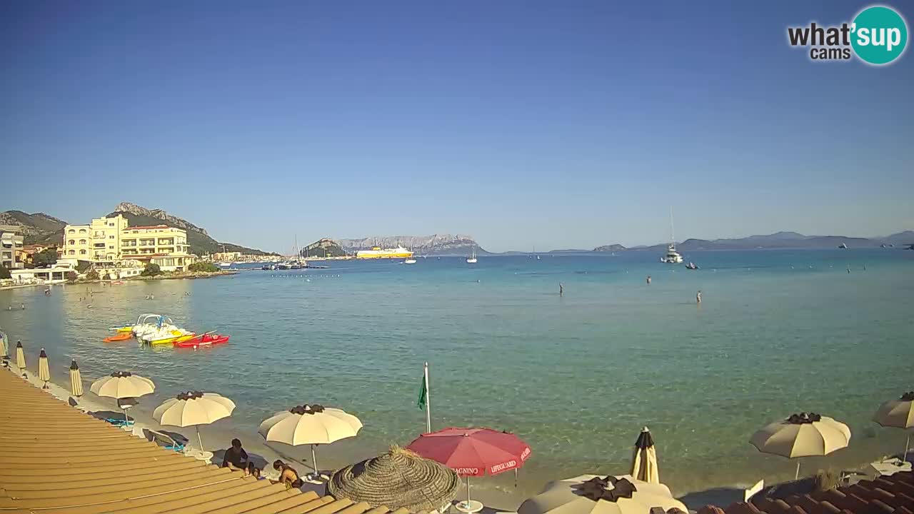 Webcam Terza Spiaggia Golfo Aranci – Vue en direct de la plage