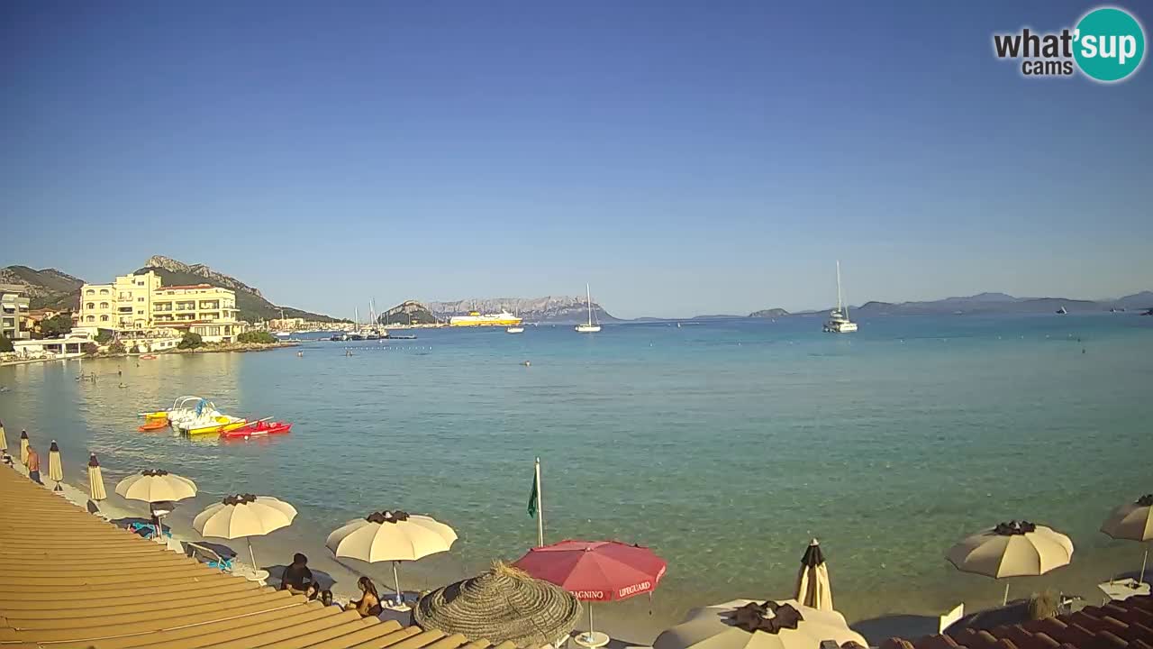 Webcam Terza Spiaggia Golfo Aranci – Liveblick auf den Strand