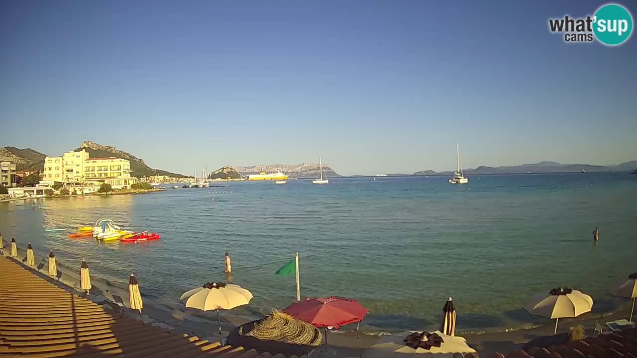 Webcam Terza Spiaggia Golfo Aranci – Liveblick auf den Strand