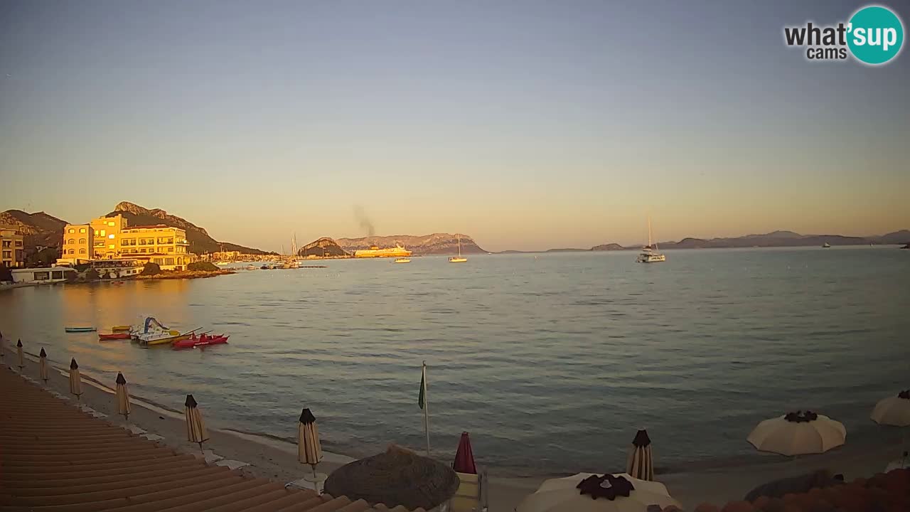 Webcam Terza Spiaggia Golfo Aranci – Vista en directo de la playa