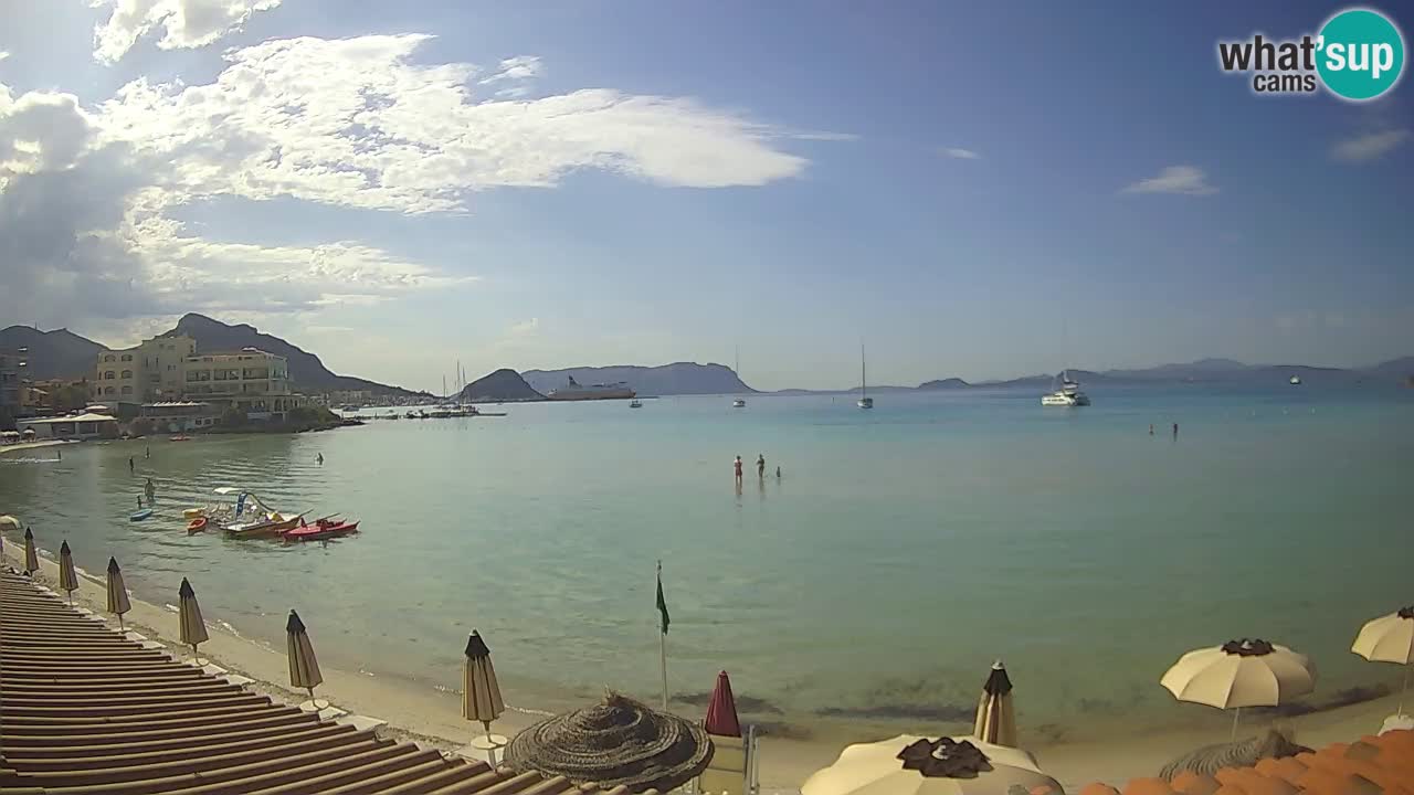 Webcam Terza Spiaggia Golfo Aranci – Vue en direct de la plage