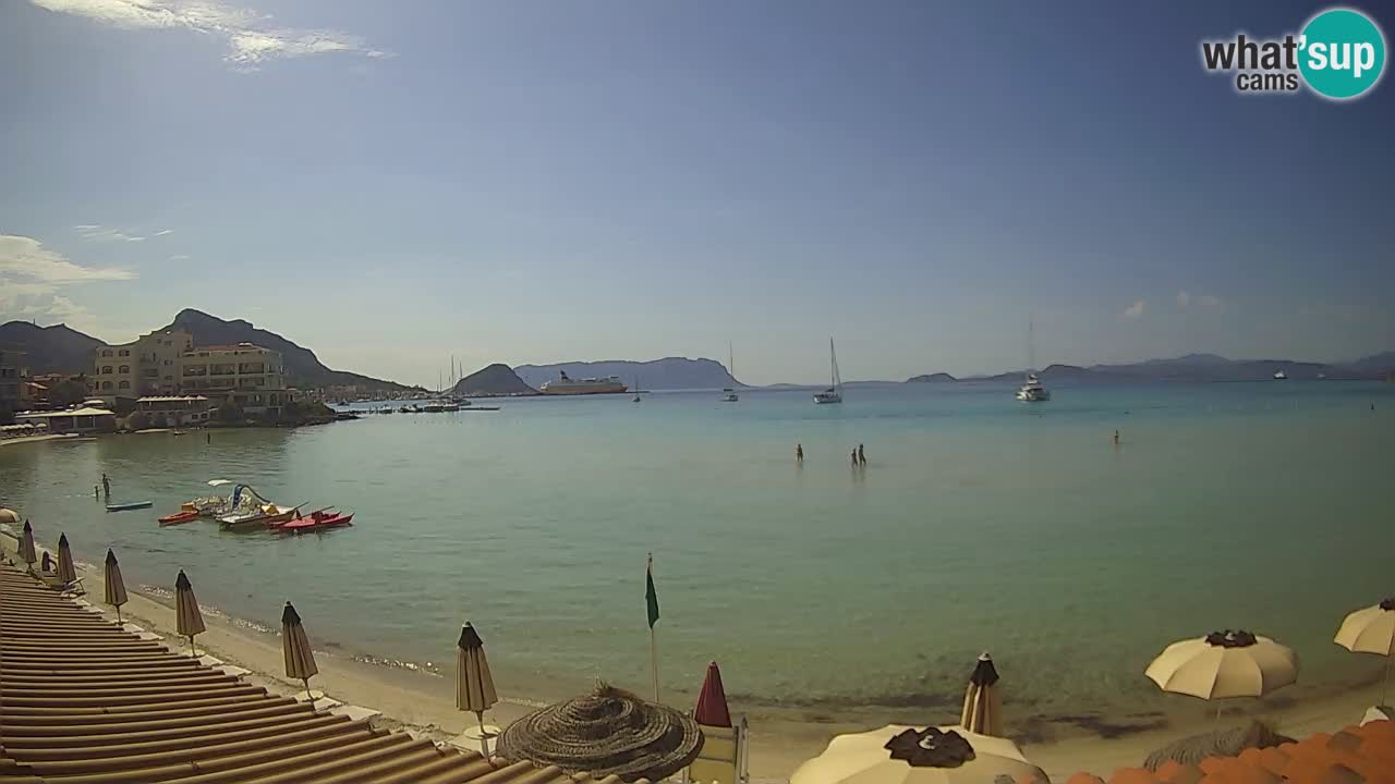 Web kamera Terza Spiaggia Golfo Aranci – Pogled uživo na plažu