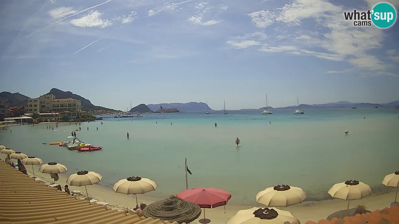 Webcam Terza Spiaggia Golfo Aranci – Vue en direct de la plage