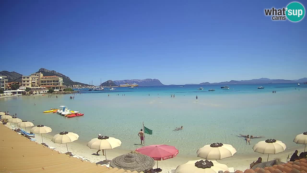 Webcam Terza Spiaggia Golfo Aranci – Vista en directo de la playa