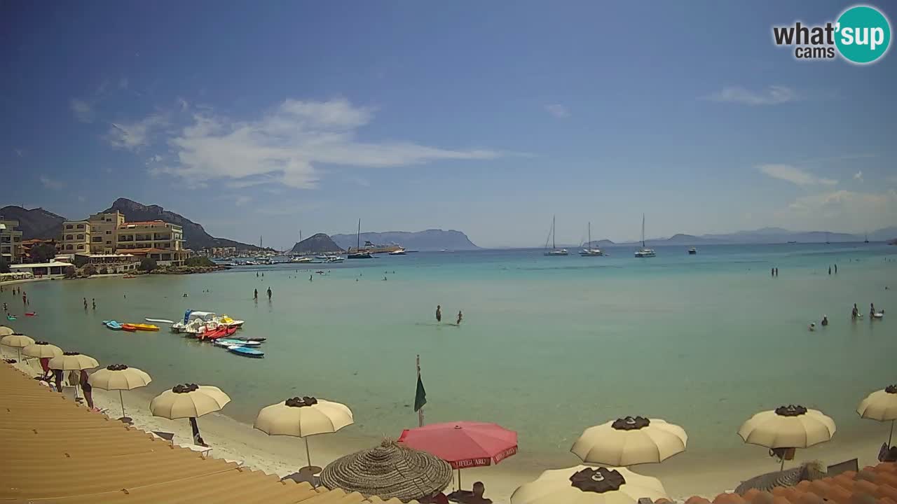 Webcam Terza Spiaggia Golfo Aranci – Vue en direct de la plage
