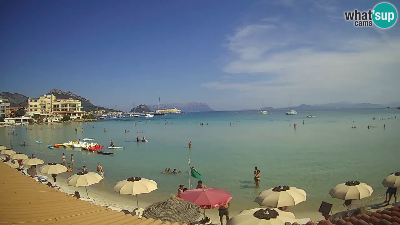 Web kamera Terza Spiaggia Golfo Aranci – Pogled uživo na plažu