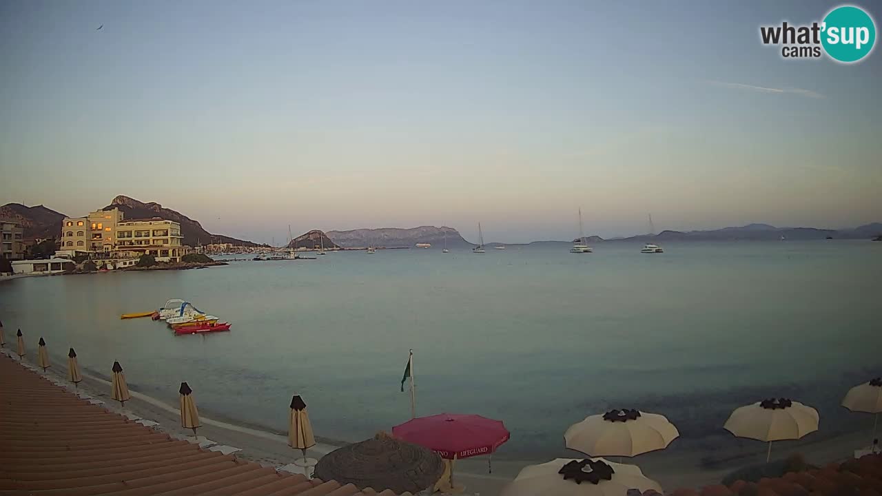 Webcam Terza Spiaggia Golfo Aranci – Vue en direct de la plage