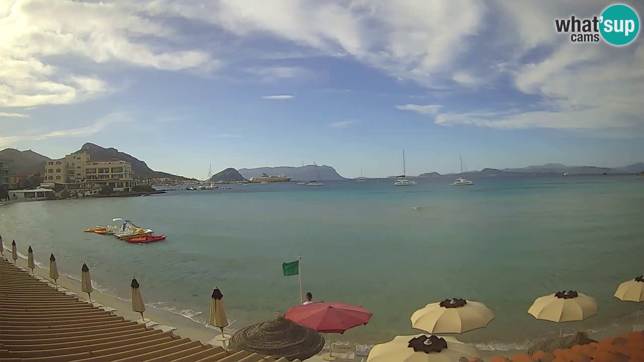 Webcam Terza Spiaggia Golfo Aranci – Liveblick auf den Strand
