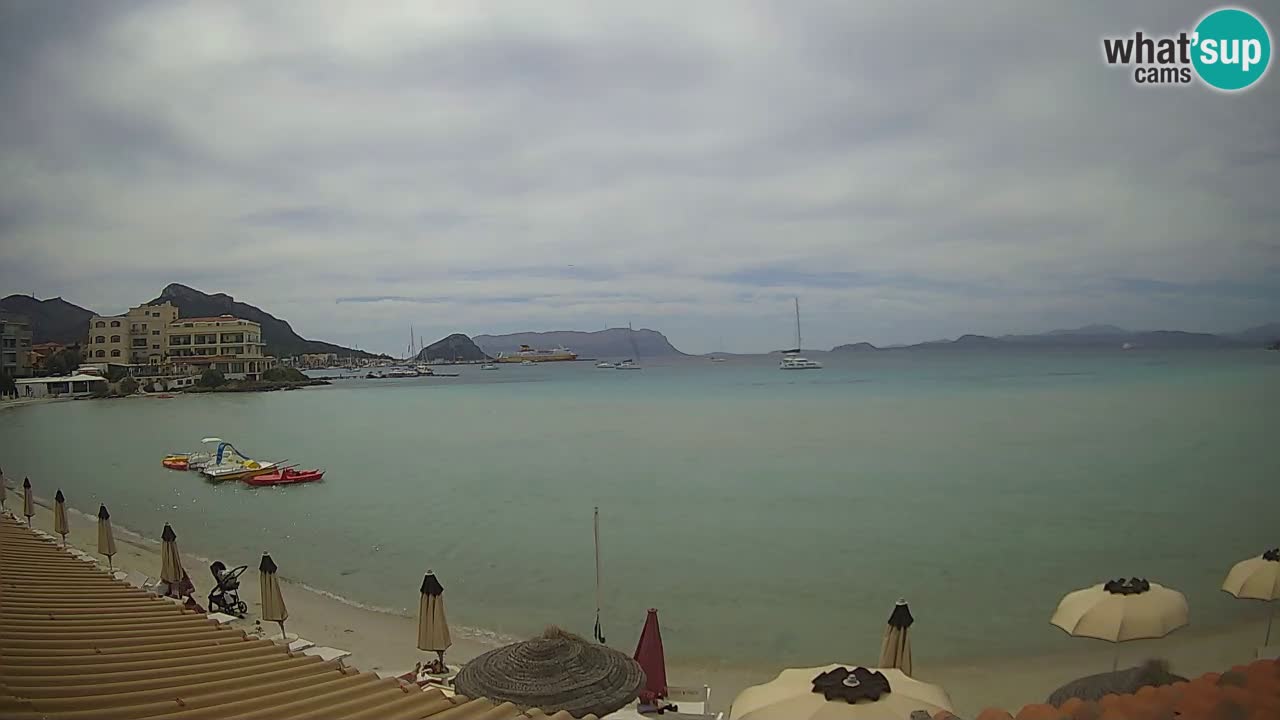 Webcam Terza Spiaggia Golfo Aranci – Liveblick auf den Strand