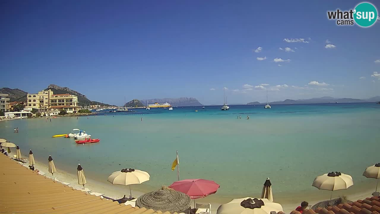 Webcam Terza Spiaggia Golfo Aranci – Vista en directo de la playa