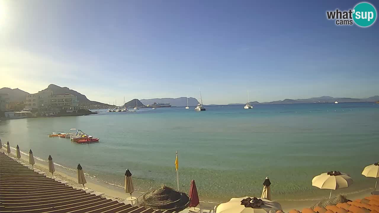 Webcam Terza Spiaggia Golfo Aranci – Liveblick auf den Strand