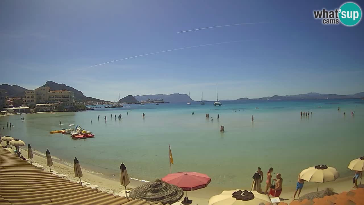 Webcam Terza Spiaggia Golfo Aranci – Vue en direct de la plage