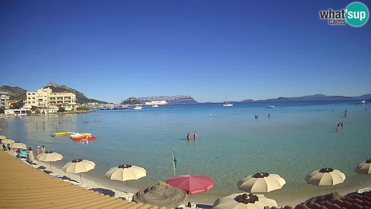 Webcam Terza Spiaggia Golfo Aranci – Liveblick auf den Strand