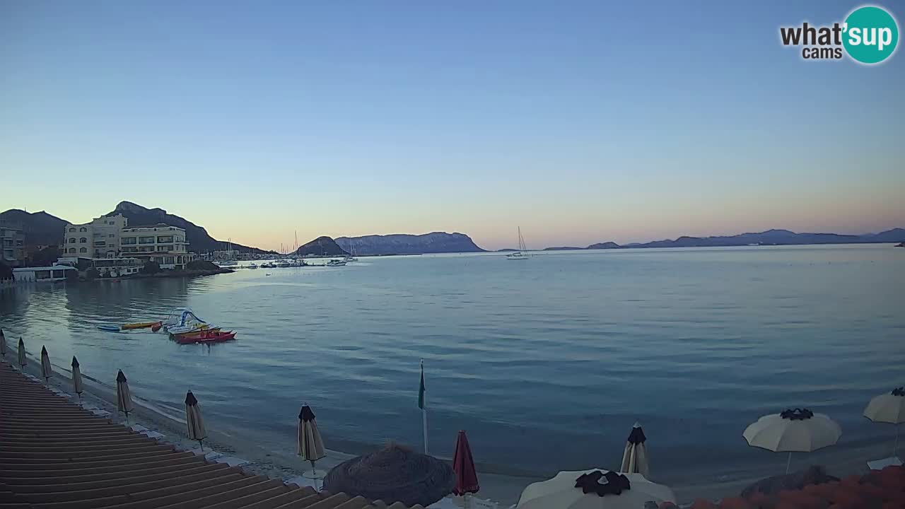 Webcam Terza Spiaggia Golfo Aranci – Vue en direct de la plage