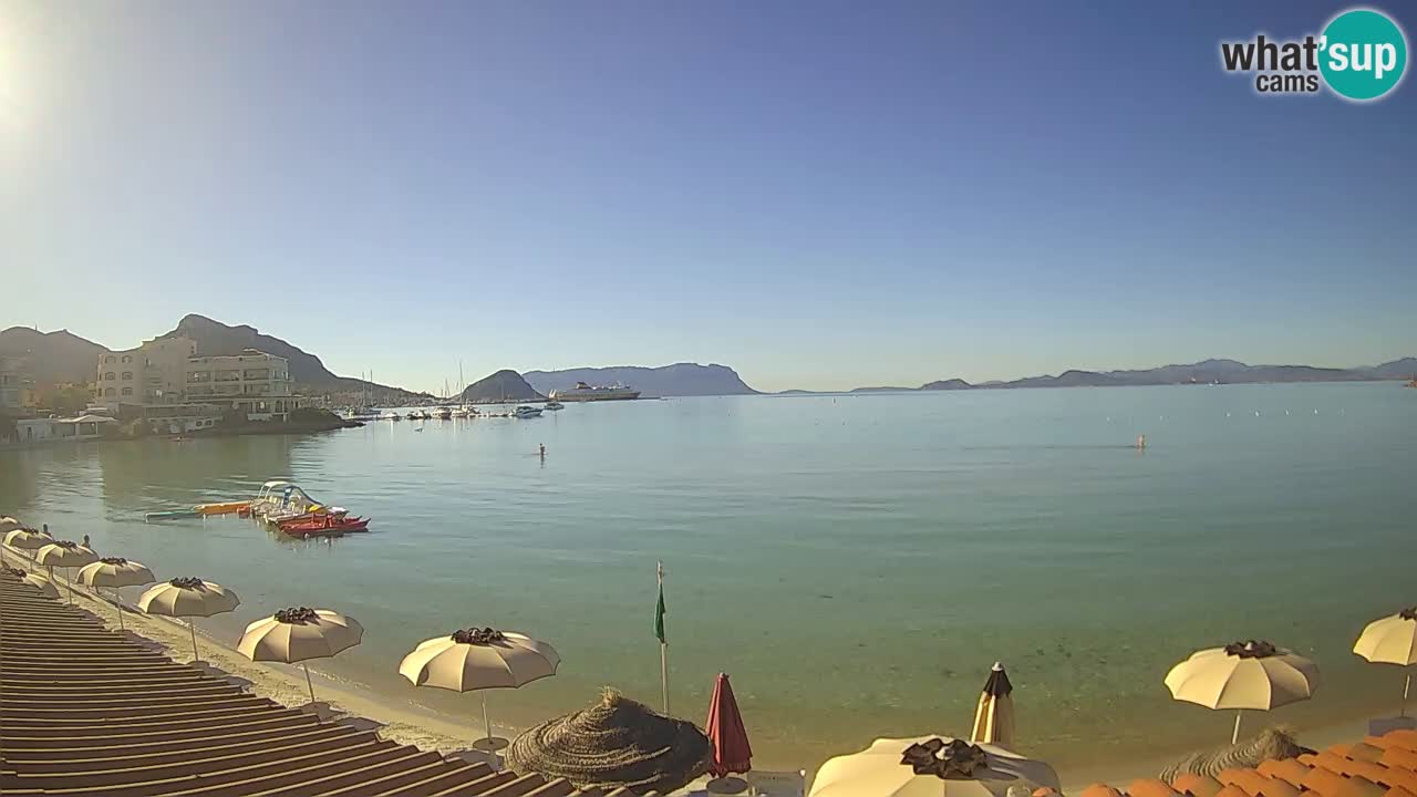 Web kamera Terza Spiaggia Golfo Aranci – Pogled uživo na plažu
