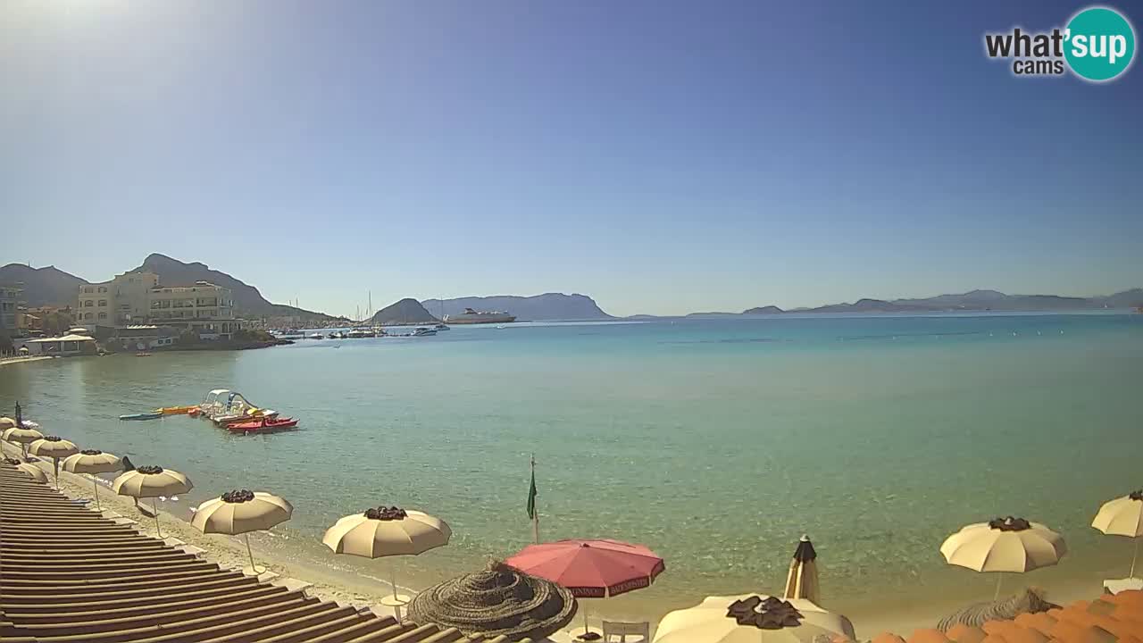 Webcam Terza Spiaggia Golfo Aranci – Liveblick auf den Strand