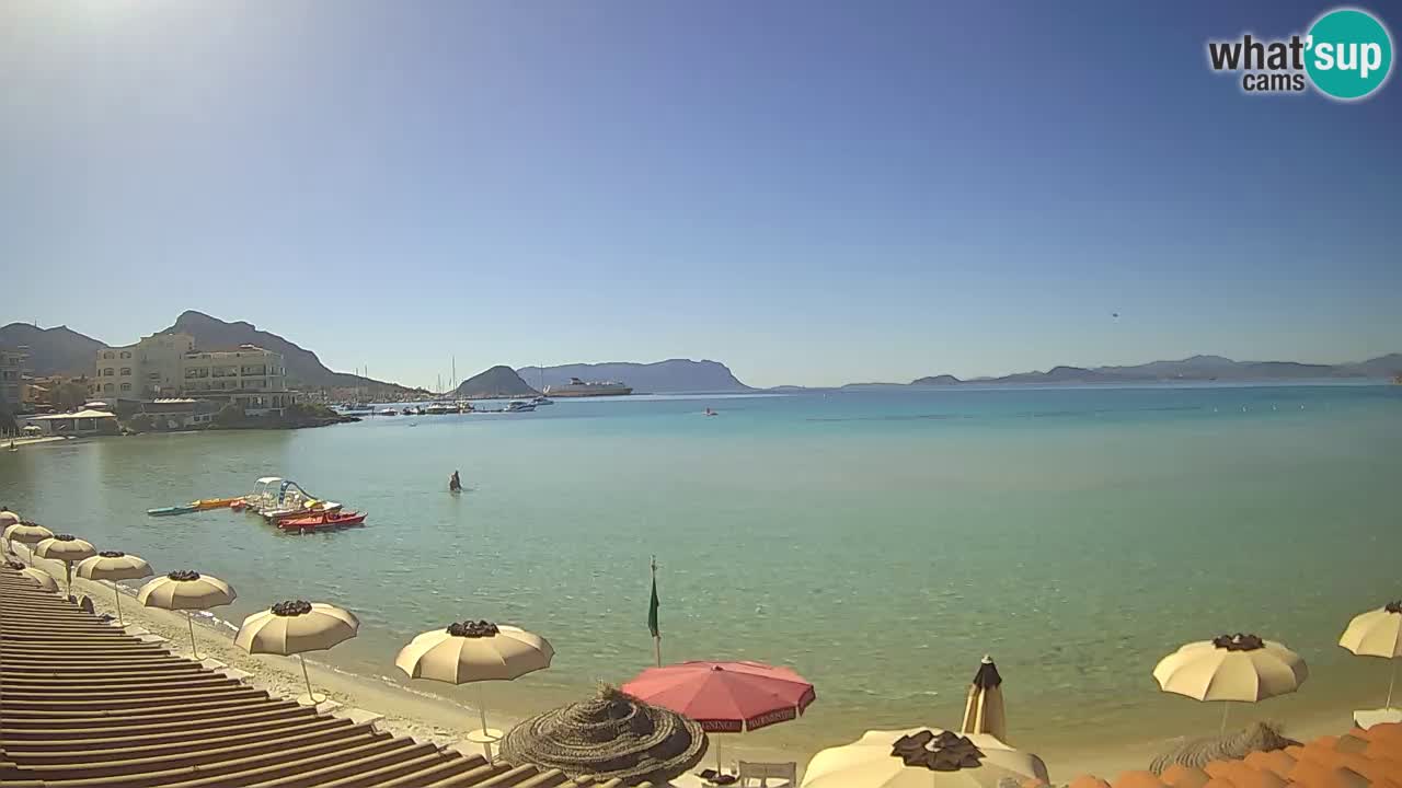 Webcam Terza Spiaggia Golfo Aranci – Vista en directo de la playa