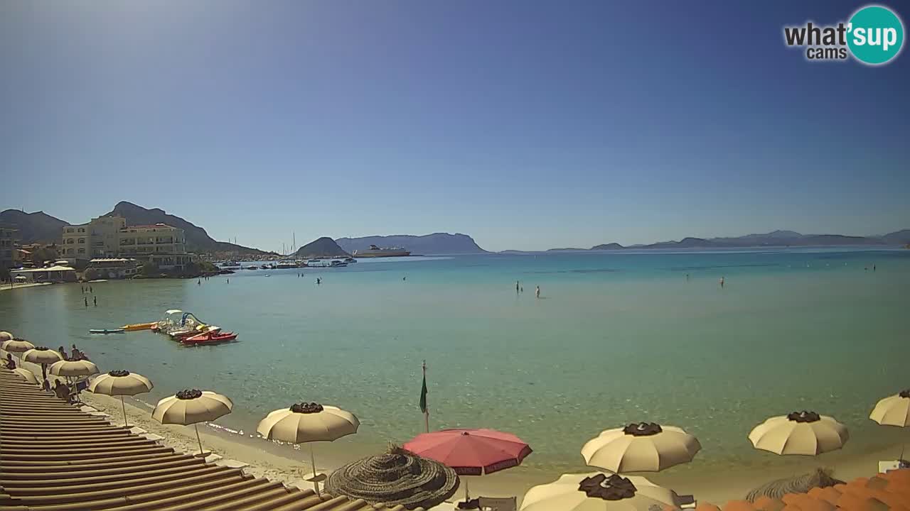 Webcam Terza Spiaggia Golfo Aranci – Vista mare in diretta