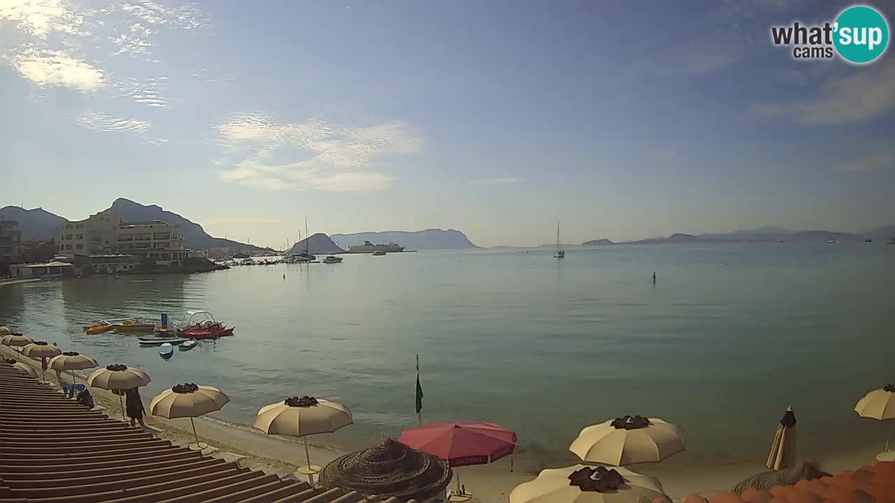 Webcam Terza Spiaggia Golfo Aranci – Liveblick auf den Strand