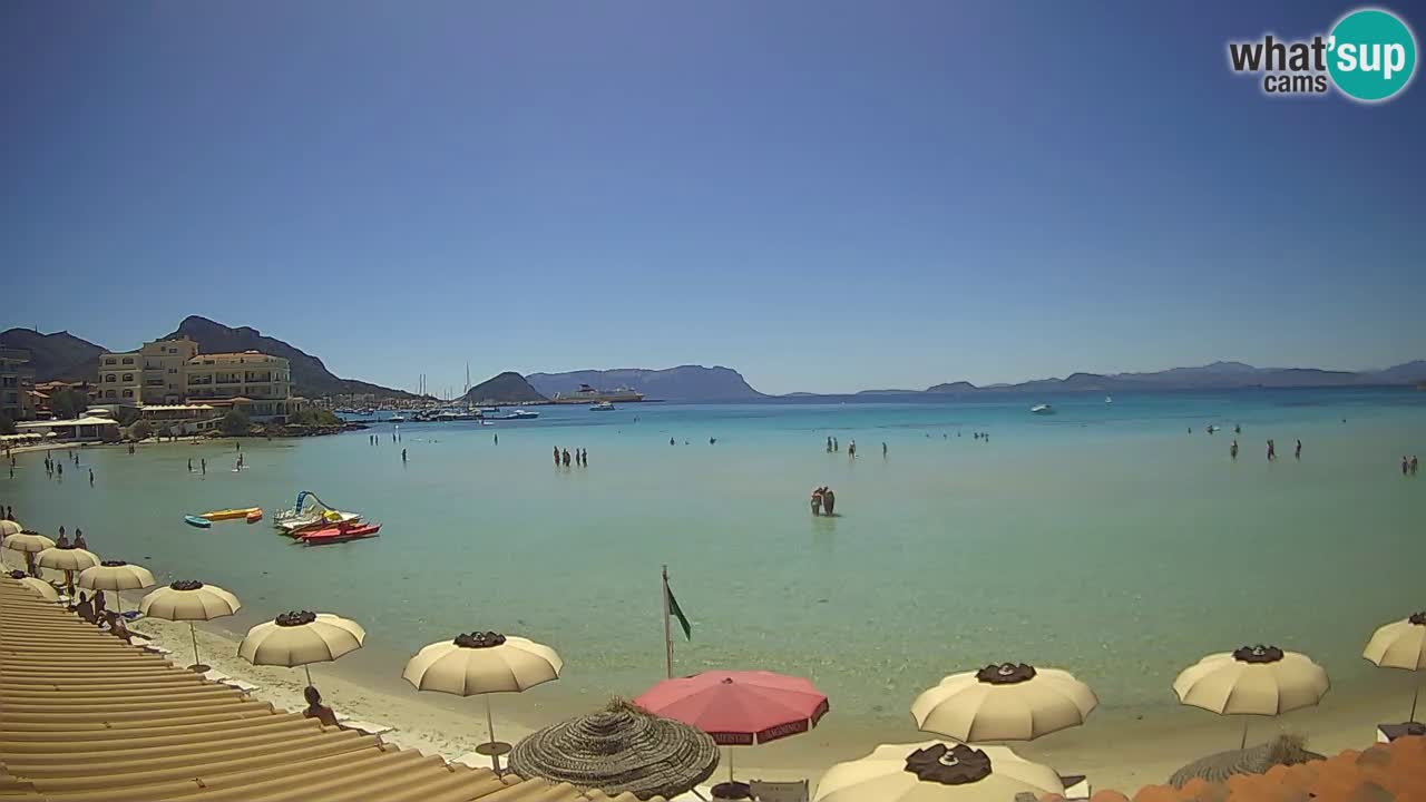 Web kamera Terza Spiaggia Golfo Aranci – Pogled uživo na plažu
