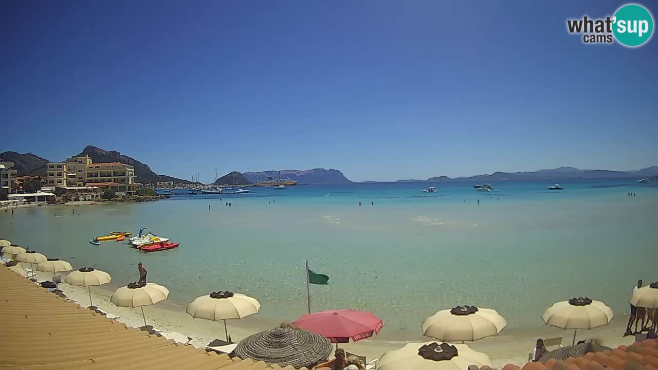 Web kamera Terza Spiaggia Golfo Aranci – Pogled uživo na plažu