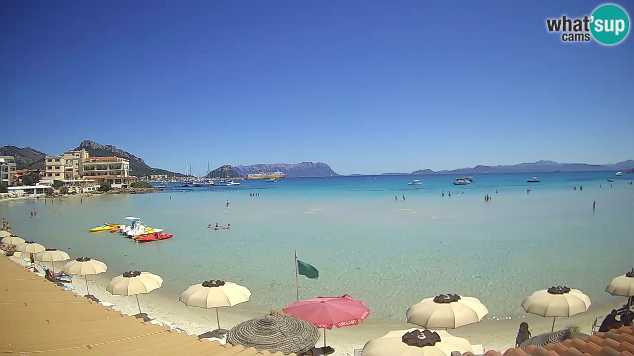 Web kamera Terza Spiaggia Golfo Aranci – Pogled uživo na plažu