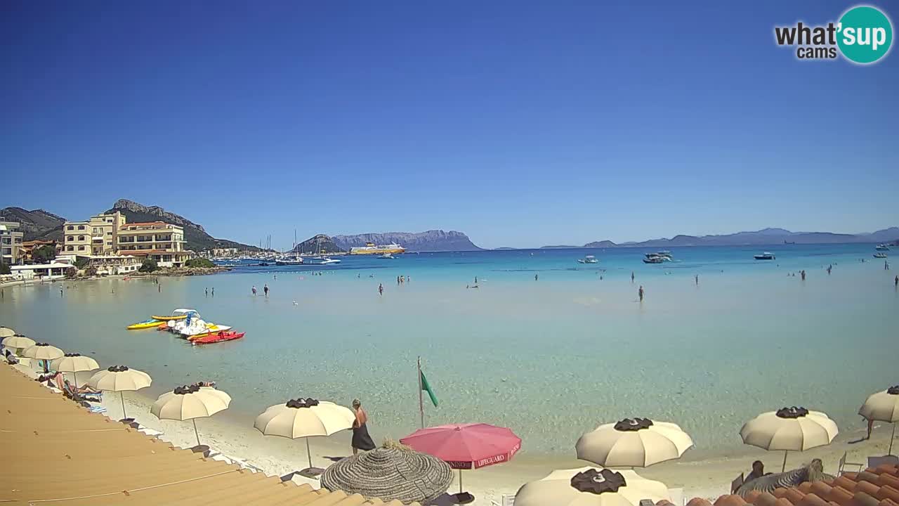 Web kamera Terza Spiaggia Golfo Aranci – Pogled uživo na plažu