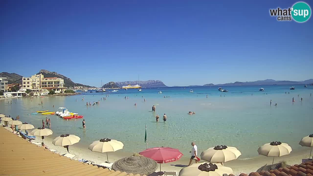 Webcam Terza Spiaggia Golfo Aranci – Vista en directo de la playa