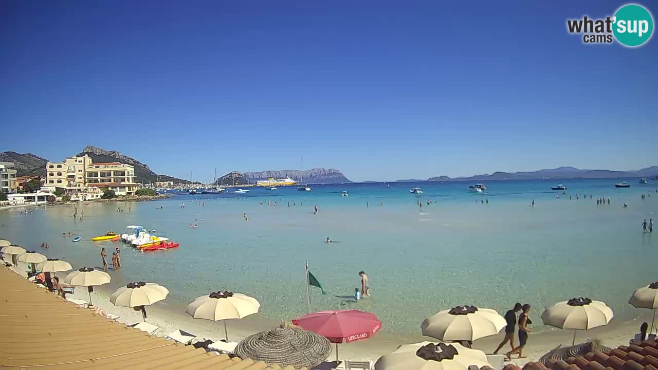 Webcam Terza Spiaggia Golfo Aranci – Vue en direct de la plage