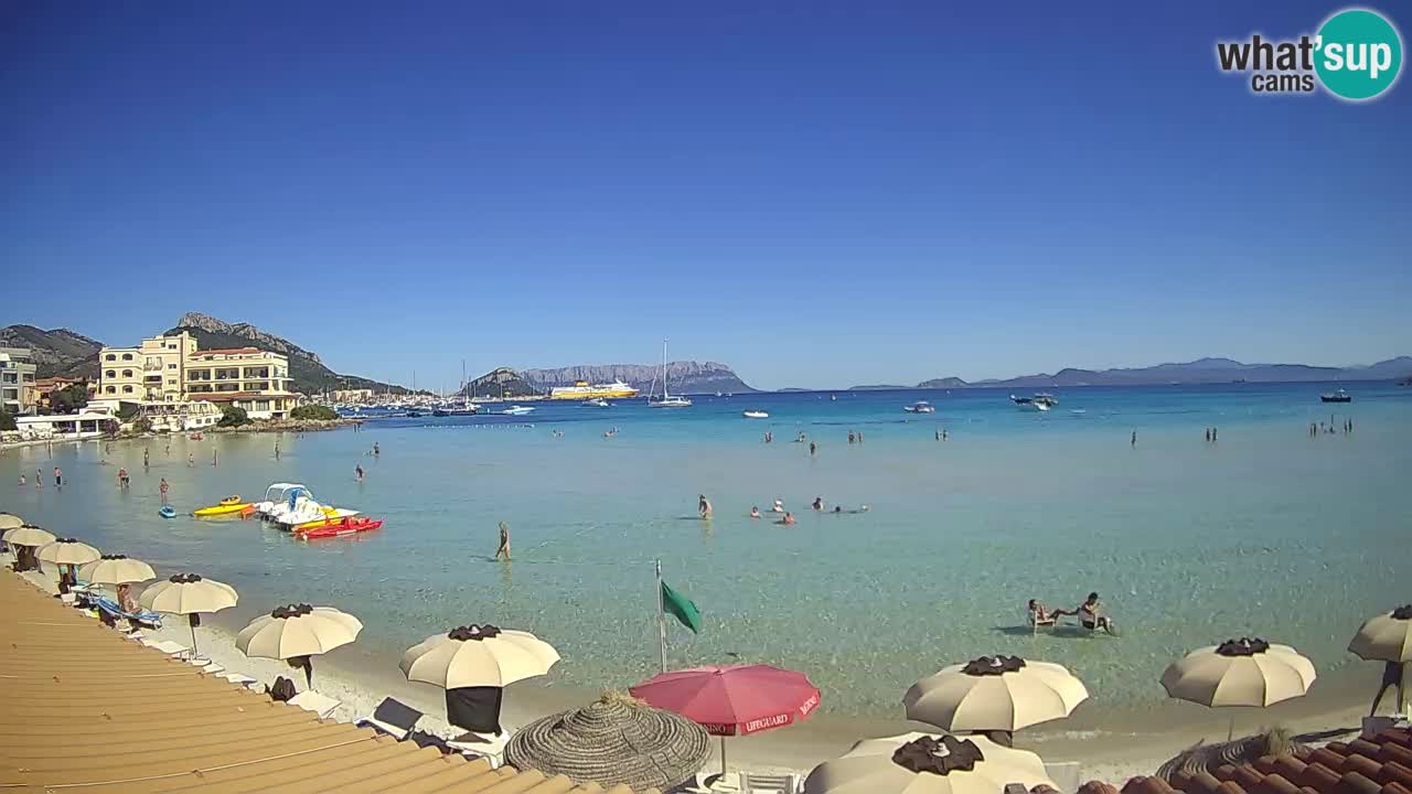 Webcam Terza Spiaggia Golfo Aranci – Liveblick auf den Strand