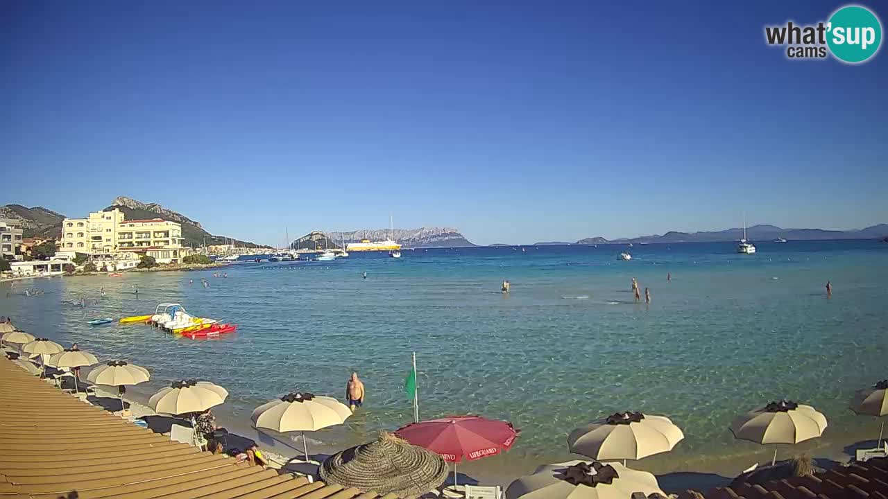 Webcam Terza Spiaggia Golfo Aranci – Vue en direct de la plage