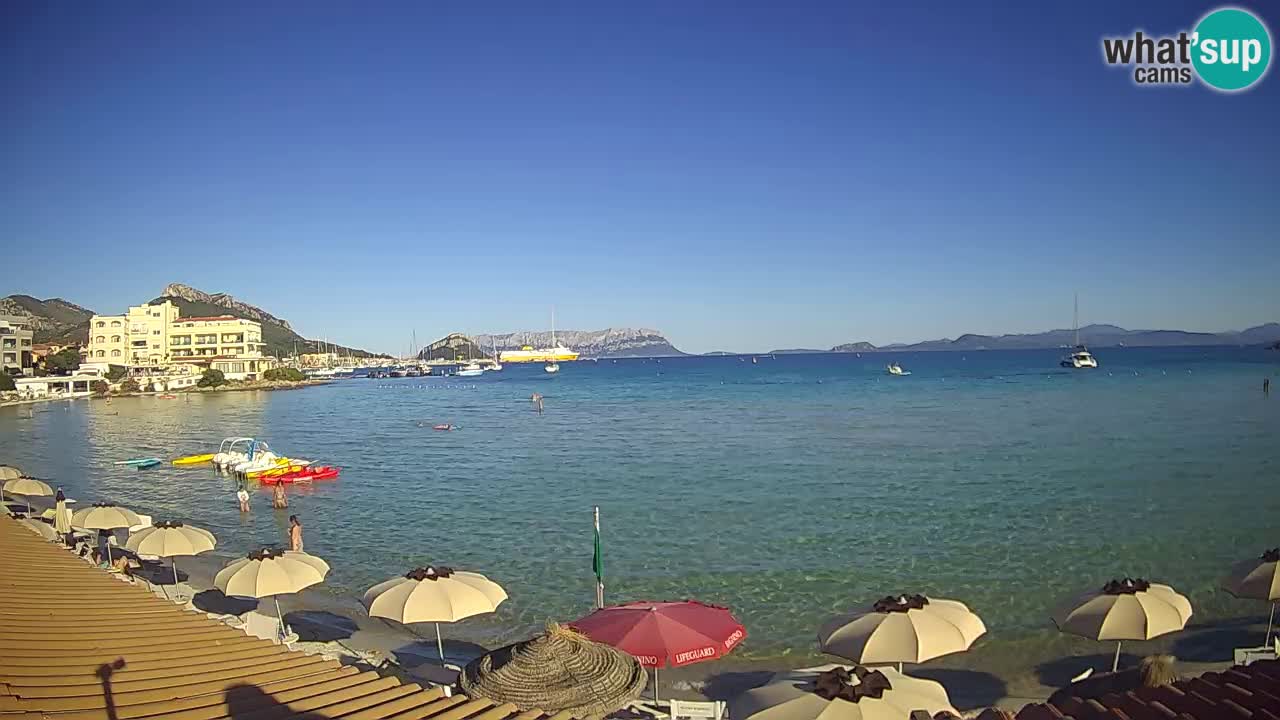 Webcam Terza Spiaggia Golfo Aranci – Liveblick auf den Strand
