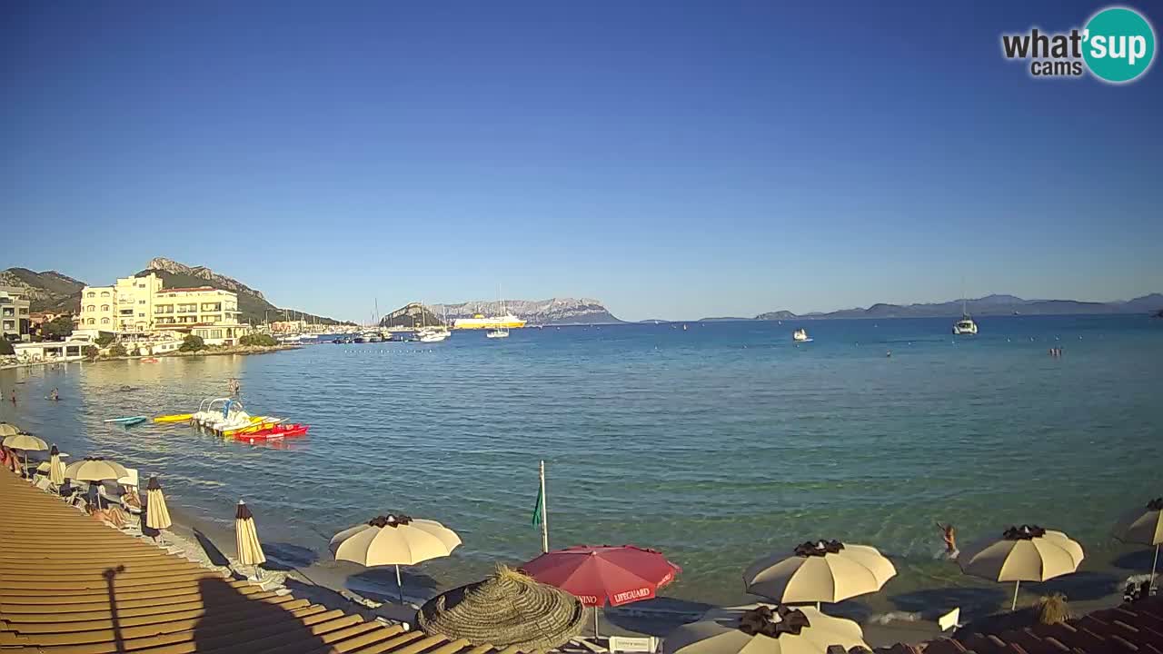 Webcam Terza Spiaggia Golfo Aranci – Liveblick auf den Strand