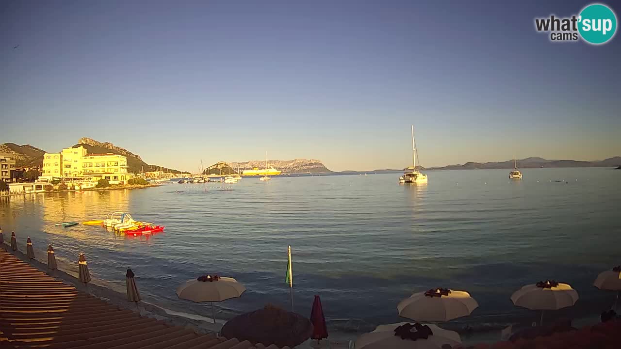 Webcam Terza Spiaggia Golfo Aranci – Vista en directo de la playa
