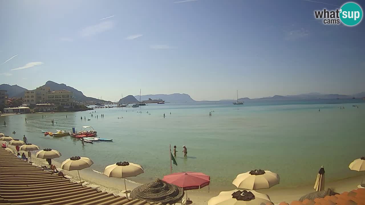 Webcam Terza Spiaggia Golfo Aranci – Vue en direct de la plage