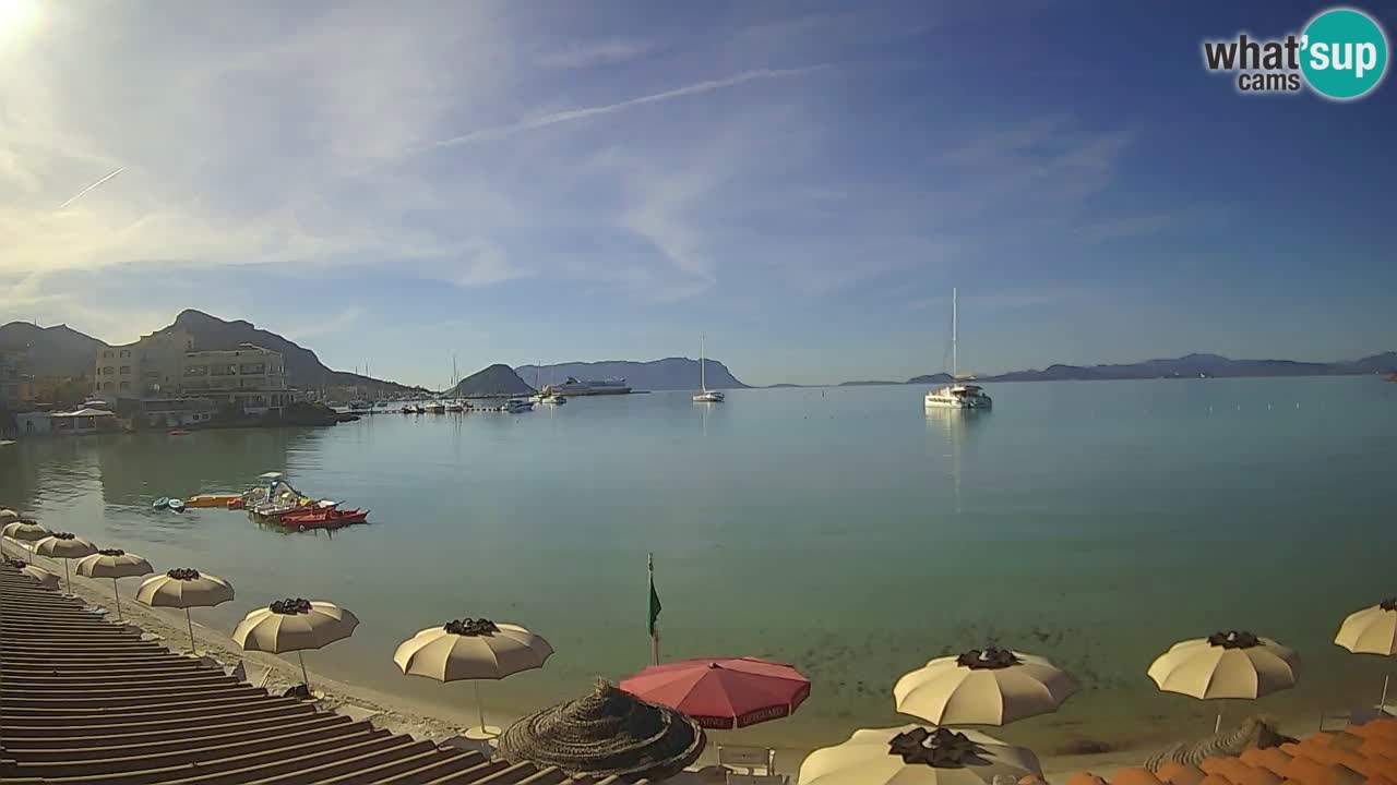 Webcam Terza Spiaggia Golfo Aranci – Liveblick auf den Strand