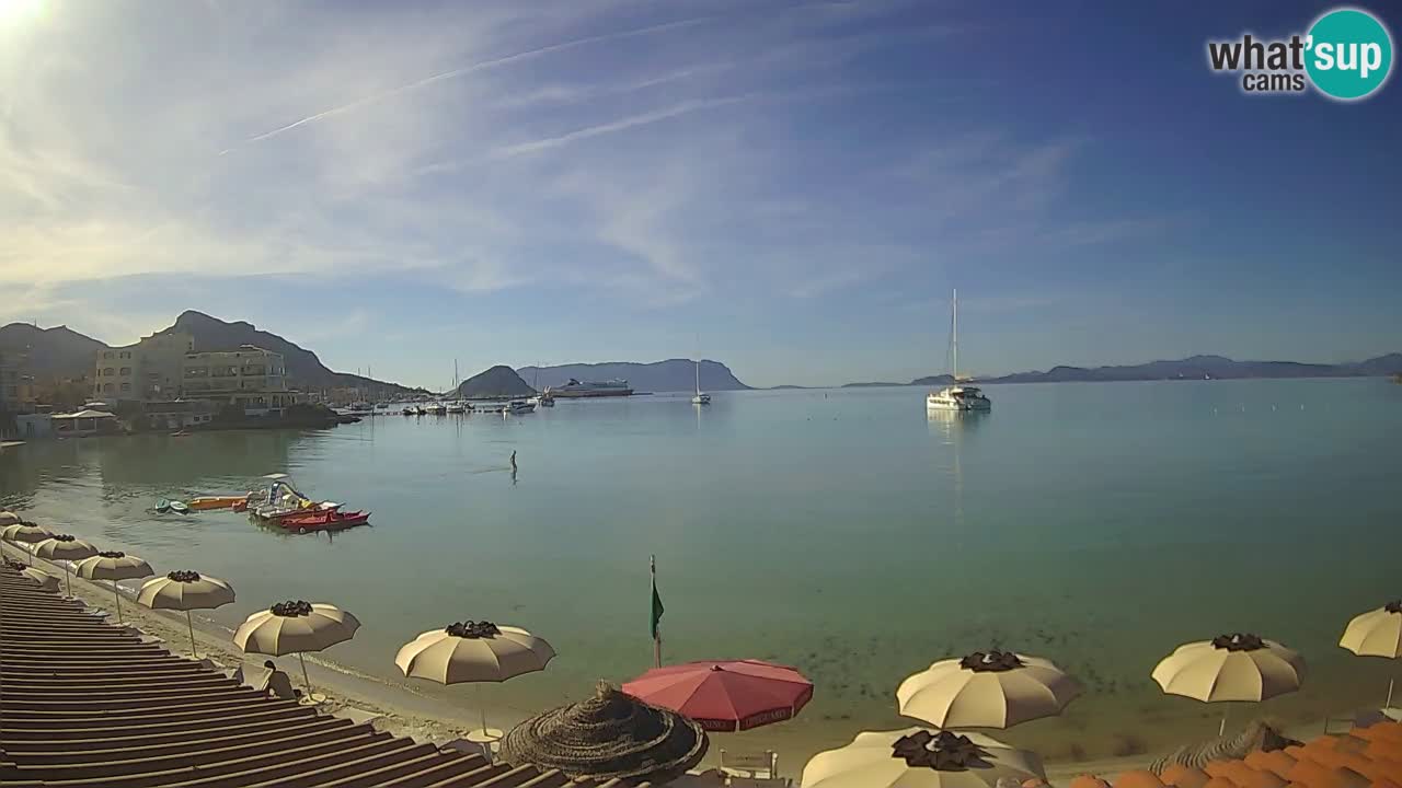 Webcam Terza Spiaggia Golfo Aranci – Liveblick auf den Strand