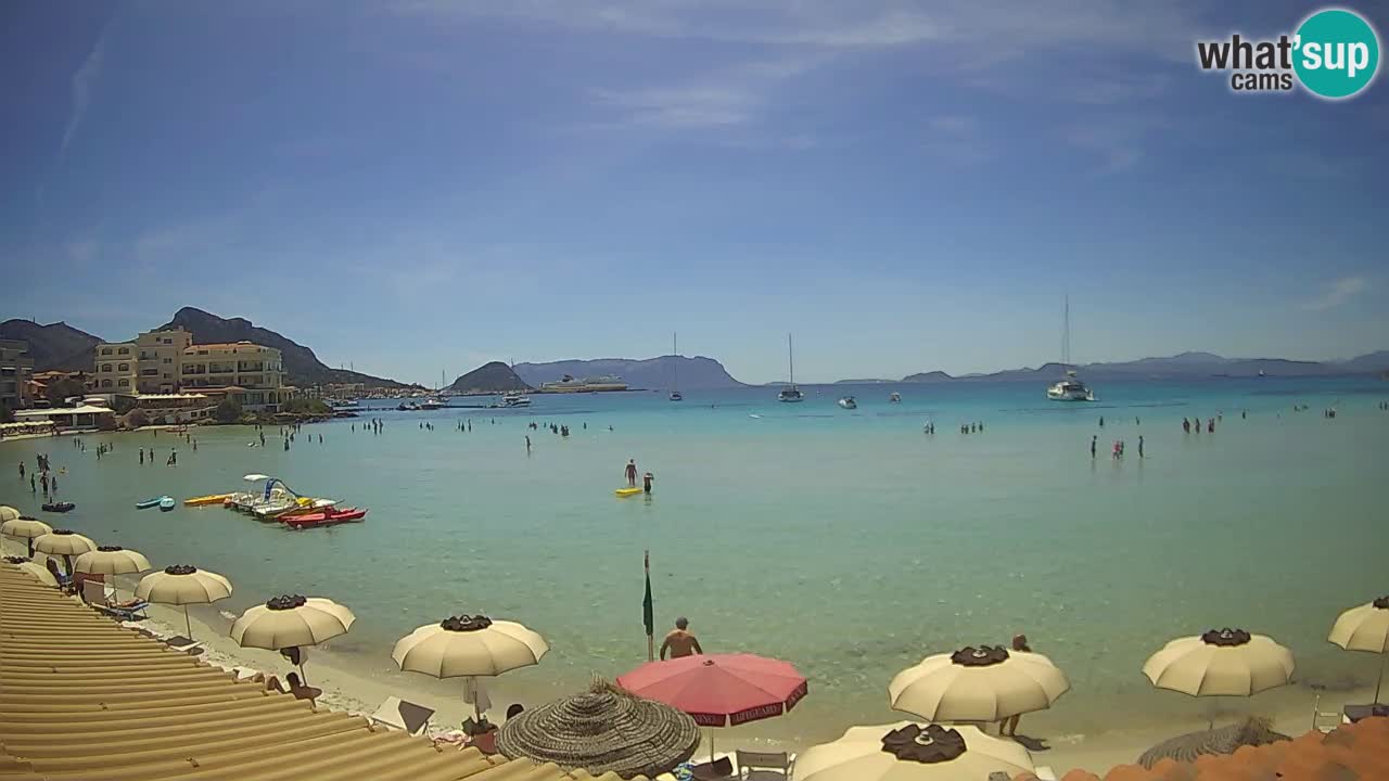 Webcam Terza Spiaggia Golfo Aranci – Liveblick auf den Strand