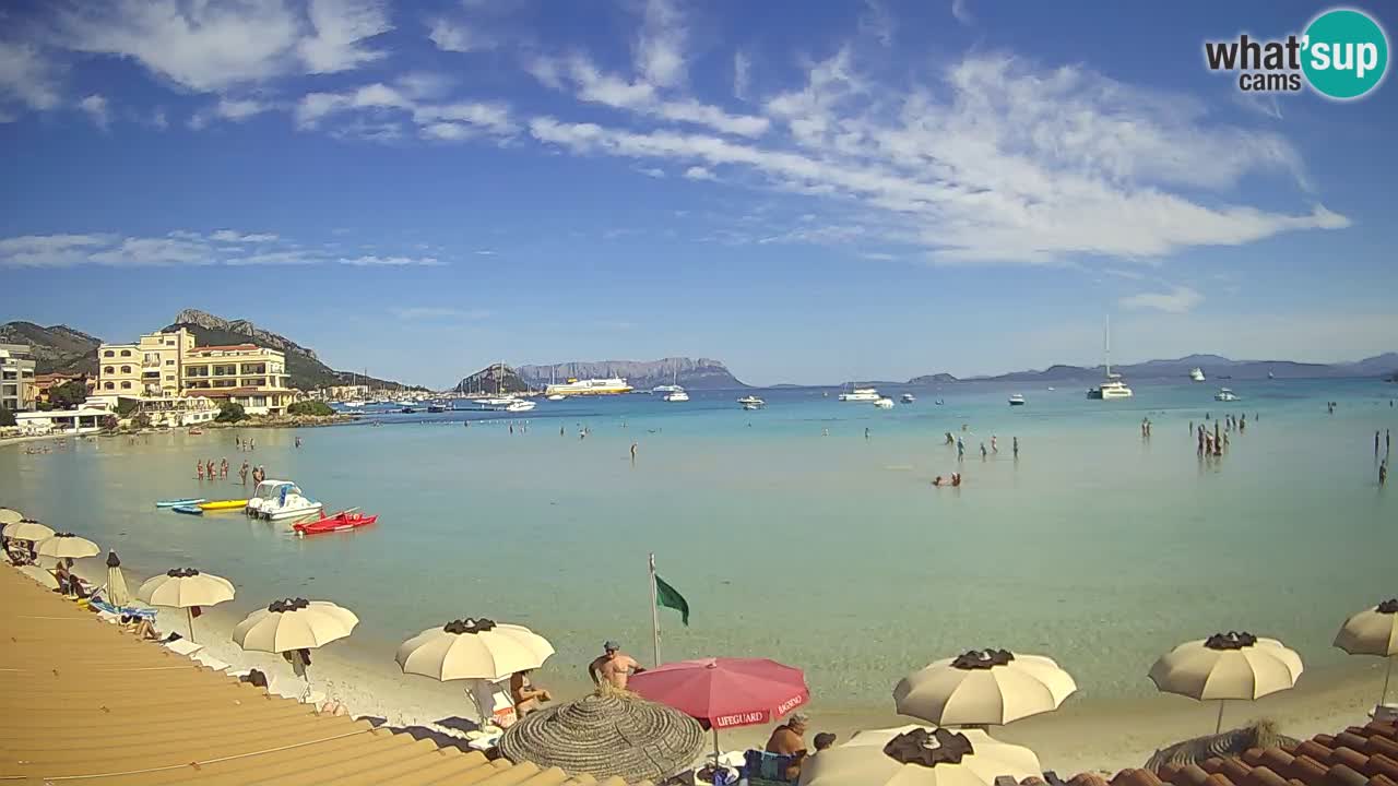 Webcam Terza Spiaggia Golfo Aranci – Vue en direct de la plage