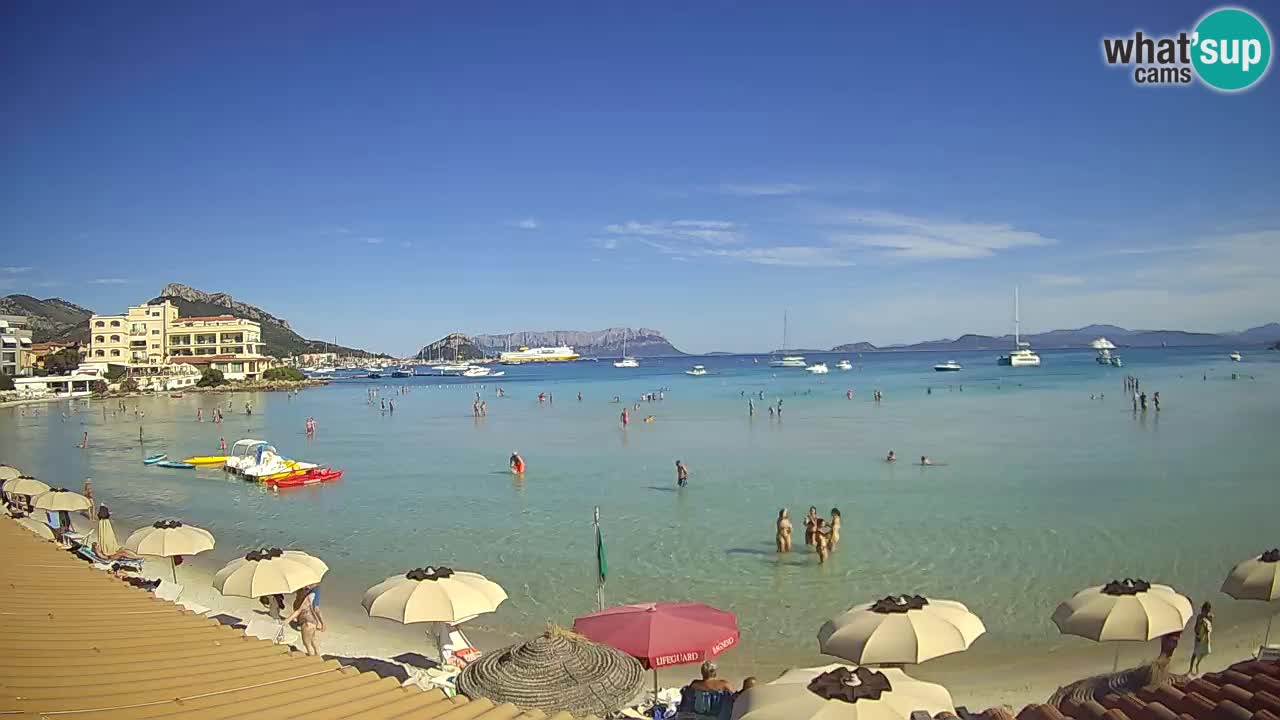 Webcam Terza Spiaggia Golfo Aranci – Vue en direct de la plage