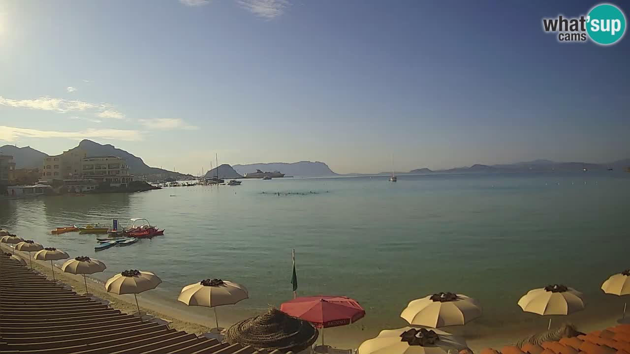 Webcam Terza Spiaggia Golfo Aranci – Vue en direct de la plage