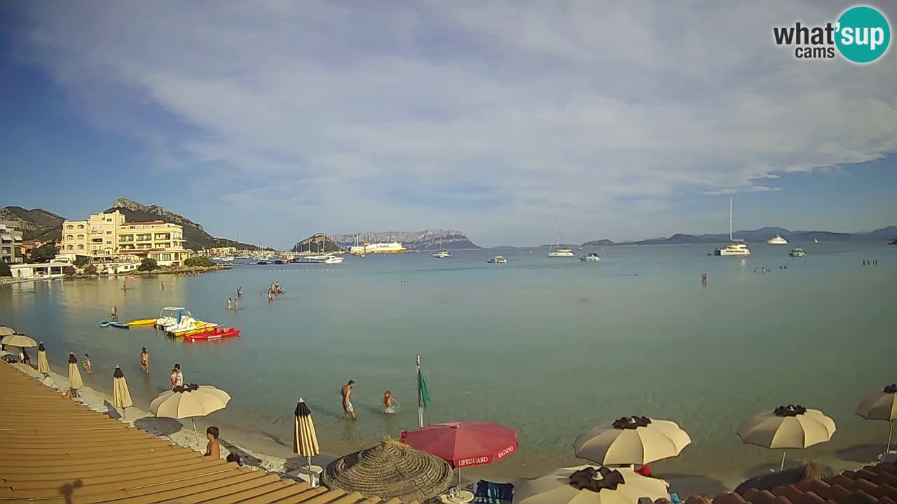 Webcam Terza Spiaggia Golfo Aranci – Vue en direct de la plage