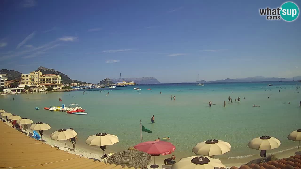 Webcam Terza Spiaggia Golfo Aranci – Liveblick auf den Strand