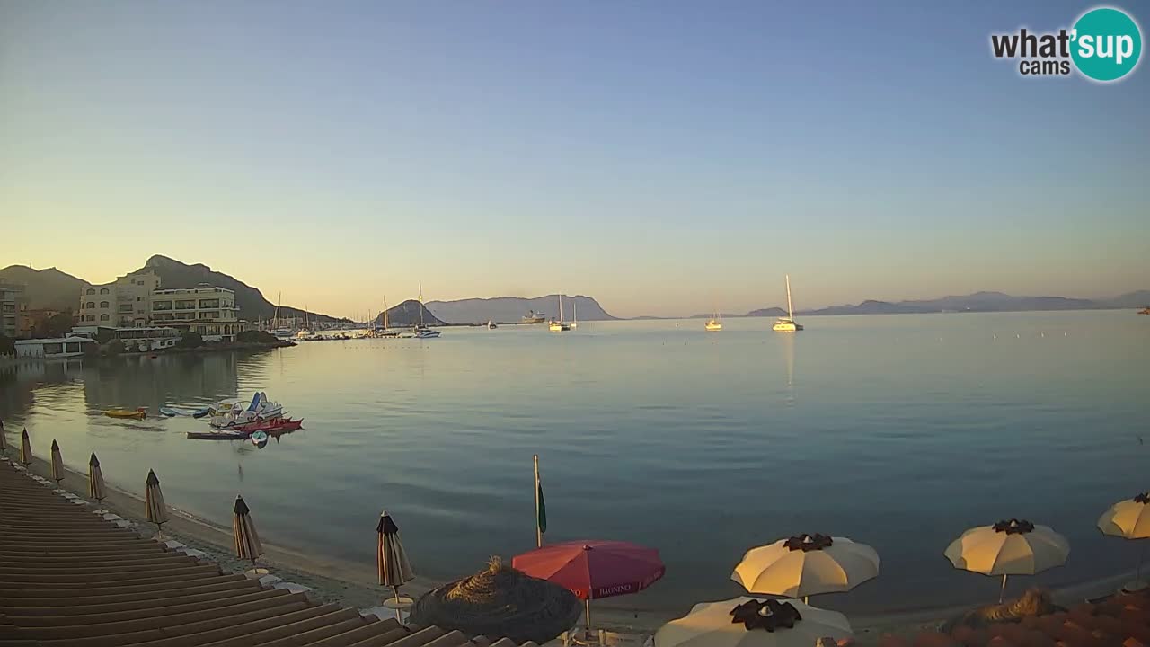 Webcam Terza Spiaggia Golfo Aranci – Vue en direct de la plage