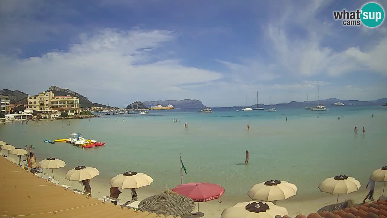 Webcam Terza Spiaggia Golfo Aranci – Liveblick auf den Strand